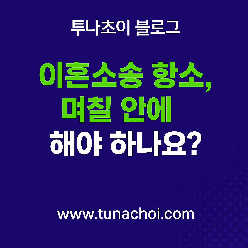 이혼소송 항소